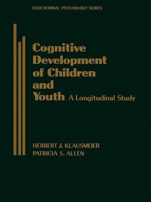 cover image of Cognitive Development of Children and Youth